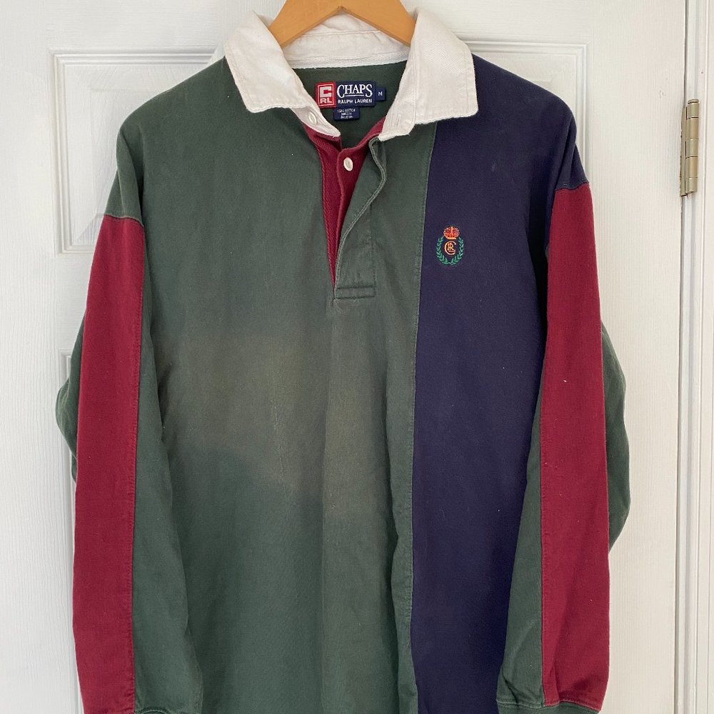 Vintage Chaps x Ralph Lauren Long Sleeve Polo